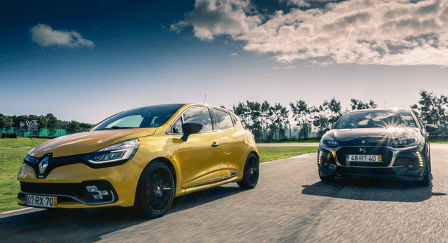 Renault Clio RS e DS 3 Performance: os traquinas