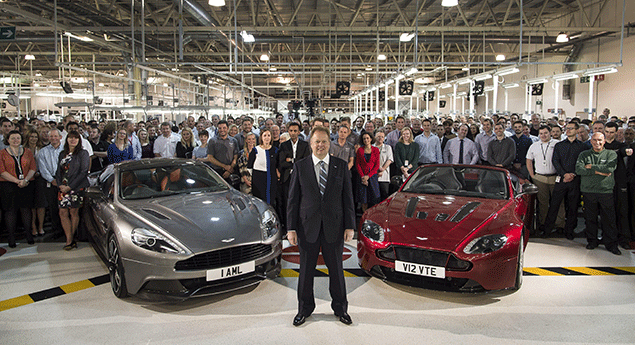 Aston Martin: Todos os modelos serão híbridos em 10 anos