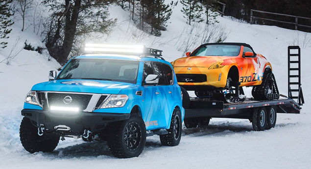 Nissan Armada para combater na neve