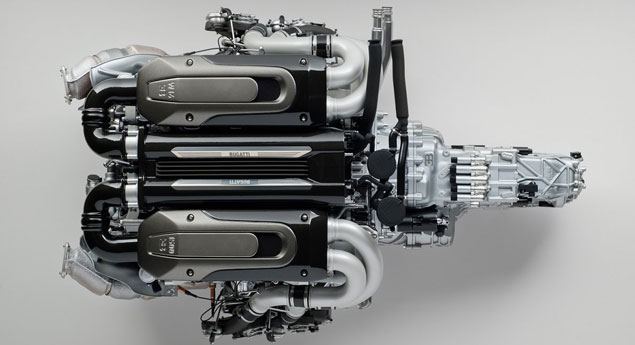 Pode comprar um motor do Bugatti Chiron… em escala pequena