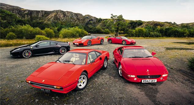 Eis os cinco melhores V8 de sempre da Ferrari