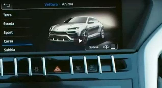 Novo vídeo mostra as formas do Lamborghini Urus