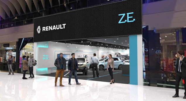 Renault abre primeira loja dedicada à mobilidade elétrica