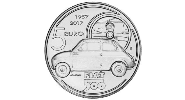 Fiat 500 ganha moeda comemorativa