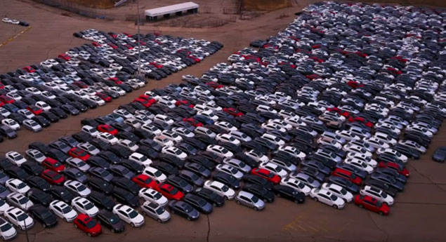 Volkswagen armazena 300.000 carros nos Estados Unidos