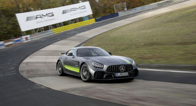 Veja a volta do Mercedes-AMG GT R Pro a Nurburgring