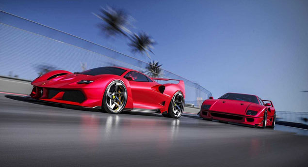Special Projects prepara modelo de tributo ao Ferrari F40