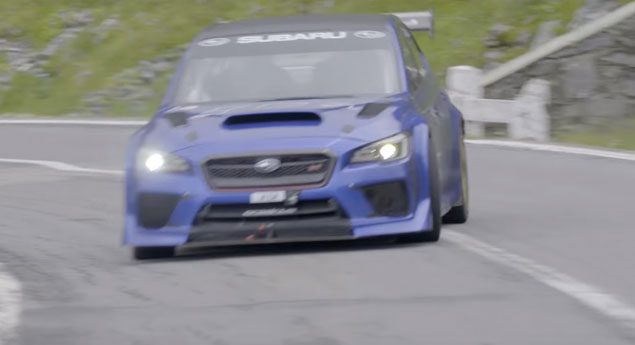 Subaru ao ataque numa das melhores estradas do mundo
