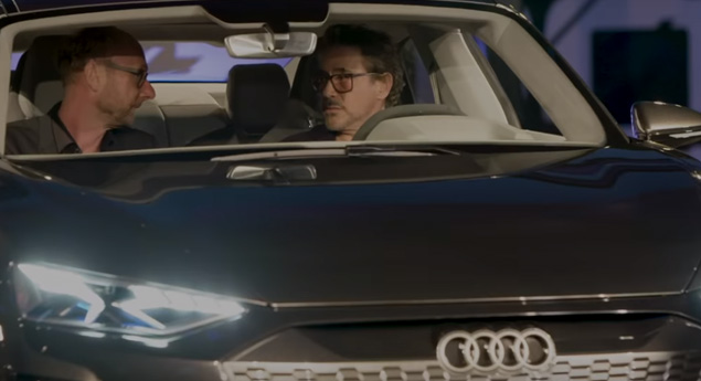 Robert Downey Jr já testou o Audi e-tron GT