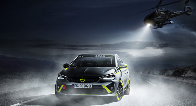 Opel desenvolve primeiro carro de rallye eléctrico