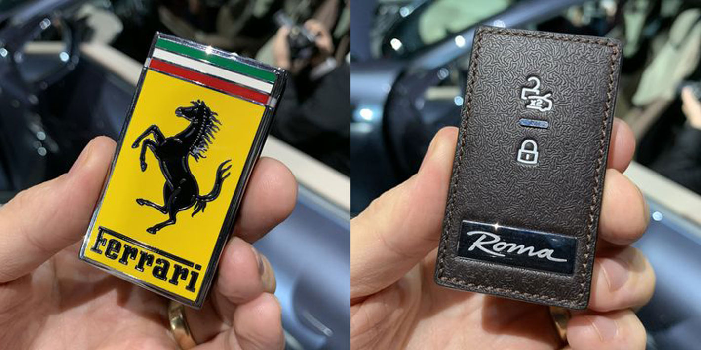 Esta é a chave do Ferrari Roma