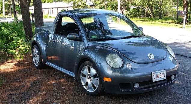 Veja este VW Beetle a transformar-se numa pickup