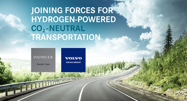 Daimler Truck e Volvo unem esforços no fuel-cell