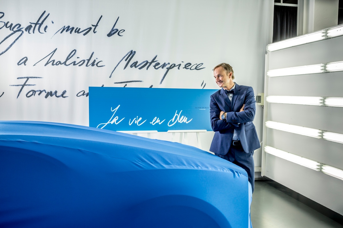 O director de design da Bugatti defende a necessidade de preservar a exclusividade e o valor da marca Bugatti