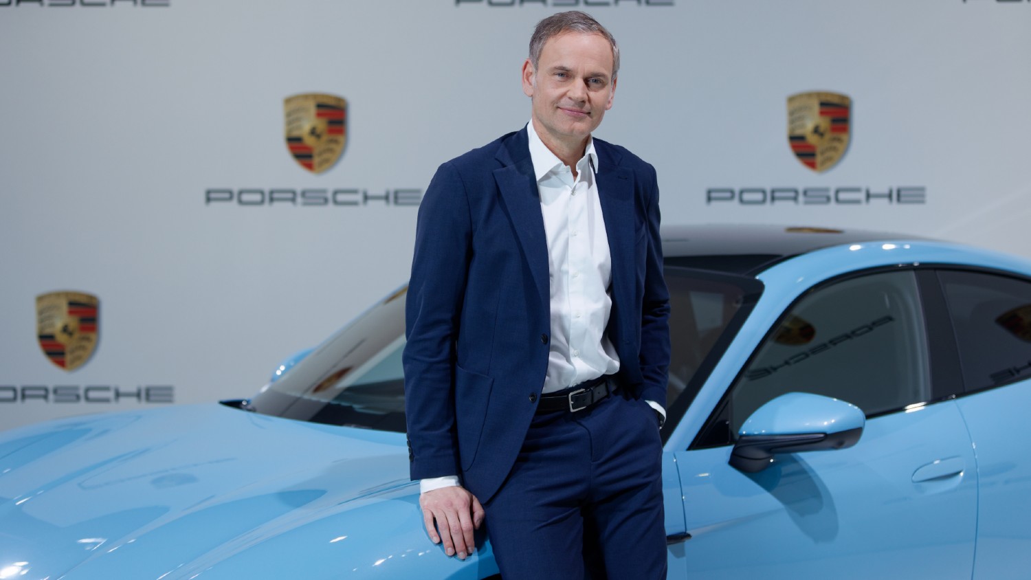 Oliver Blume, o feliz CEO da Porsche
