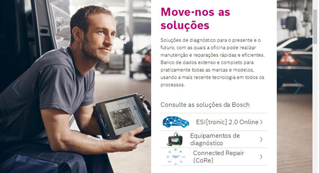 Bosch apresenta novo site direcionado para as oficinas