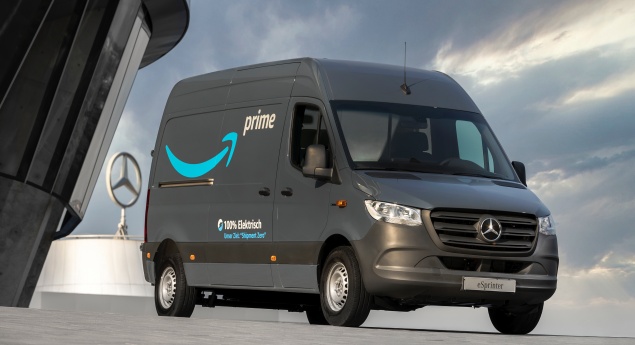 Amazon encomenda 1800 comerciais elétricos à Mercedes-Benz