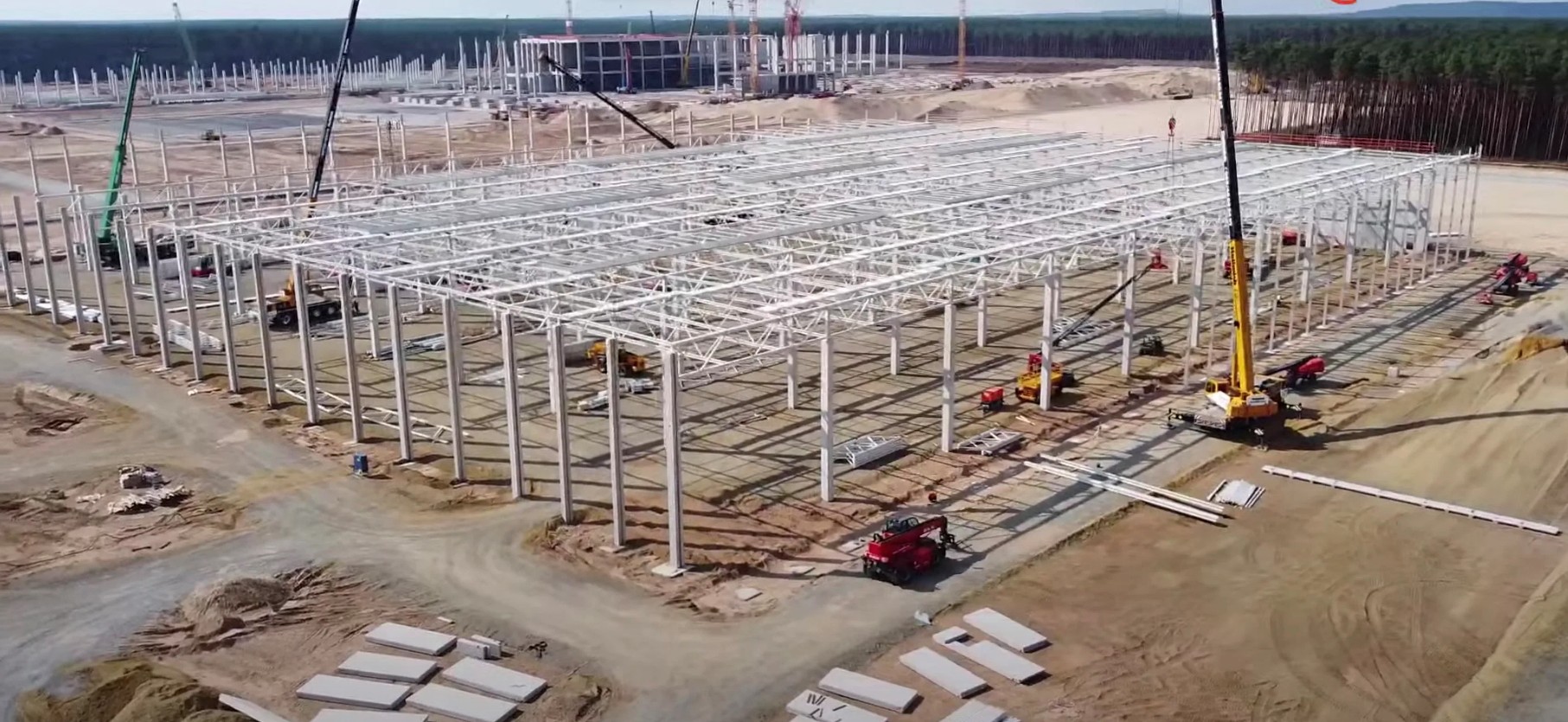 A construção da Gigafactory Berlim
