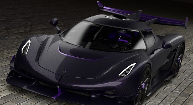 Koenigsegg Jesko Hydra recebe personalização em púrpura