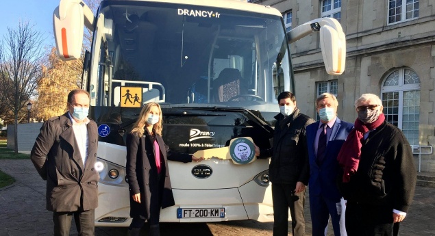 BYD entrega primeiro autocarro elétrico interurbano em Paris