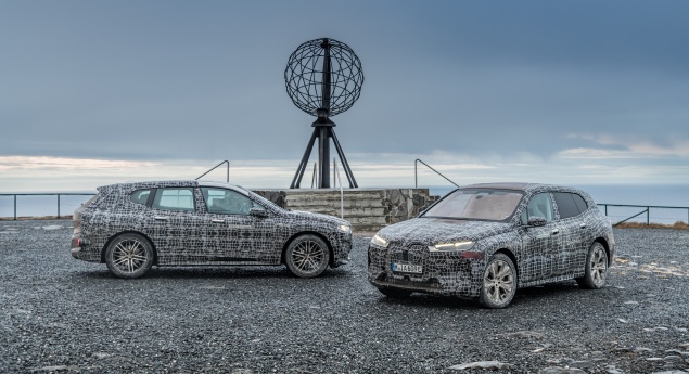 BMW iX. SUV elétrico cumpre testes finais de inverno no Cabo Norte