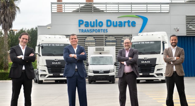 Transportes Paulo Duarte aumenta frota com 170 veículos MAN