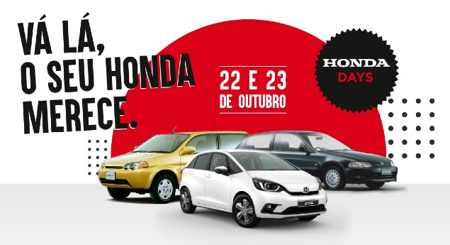 Ofertas até 7.000€. Honda Portugal promove mais um Honda Days