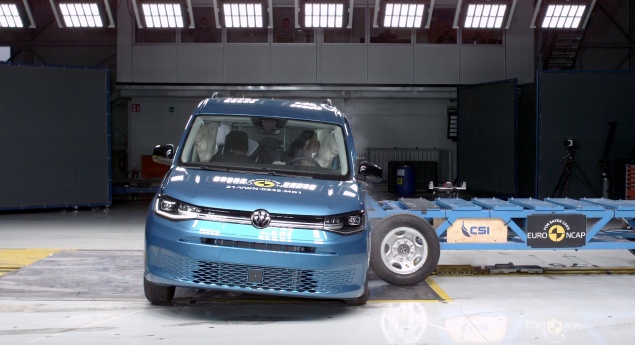Cinco estrelas para Volkswagen Caddy nos testes Euro NCAP