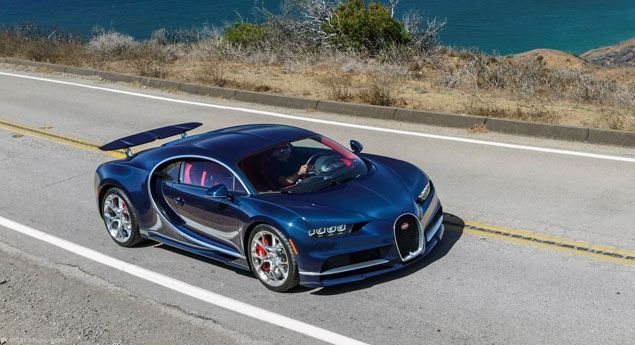Veja a incrível aceleração do Bugatti Chiron a bordo do desportivo