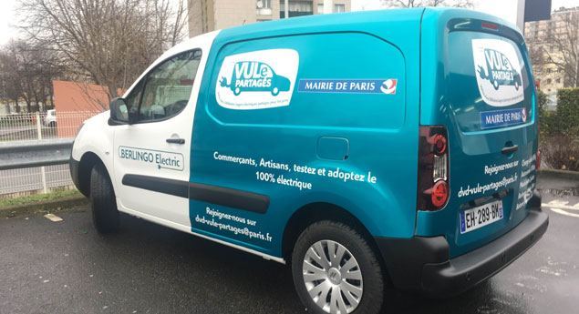 PSA inaugura car-sharing de comerciais elétricos em Paris