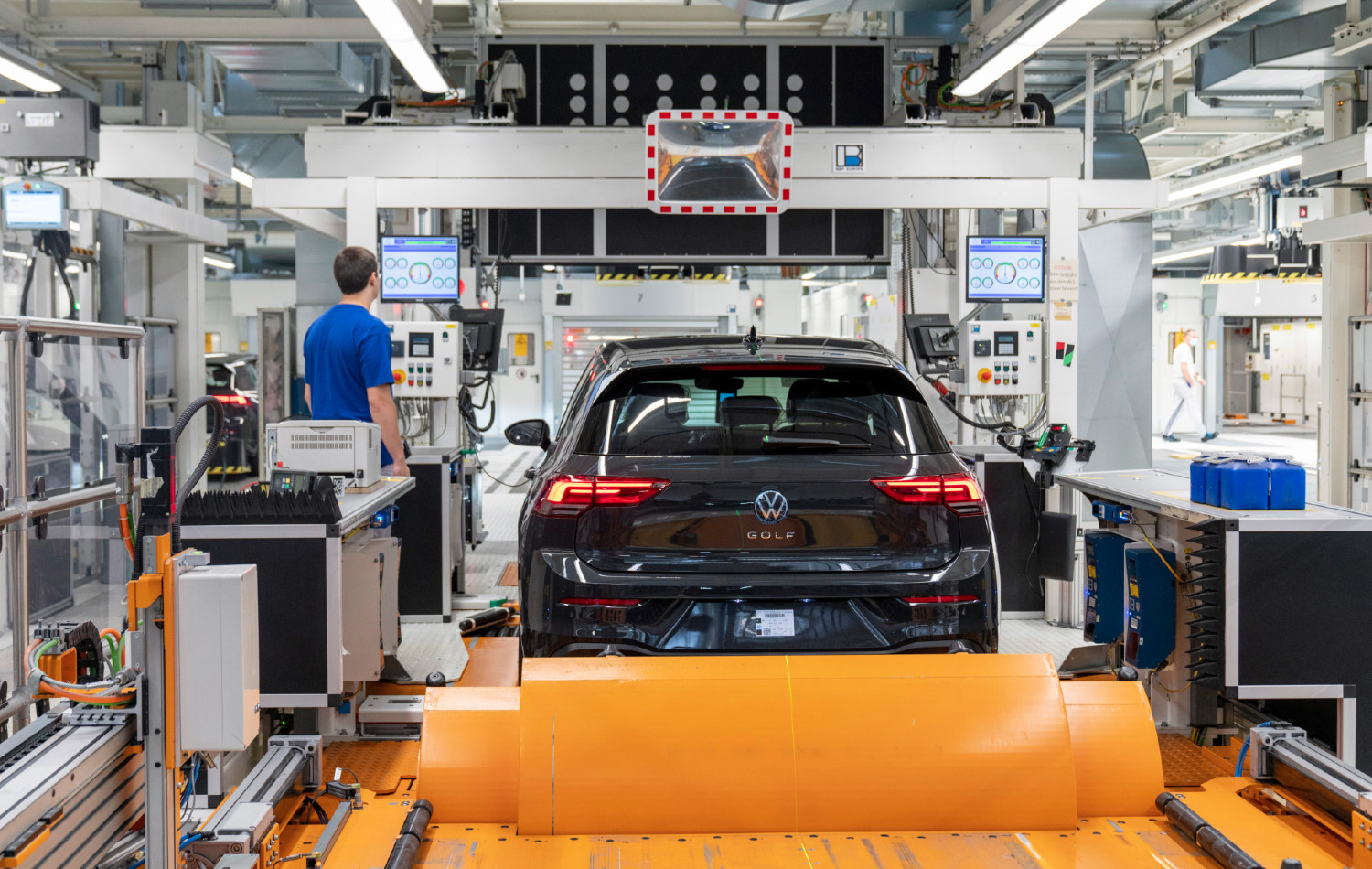 A fábrica da Volkswagen em Wolfsburgo, de onde sai, entre outros modelos, o atual Golf