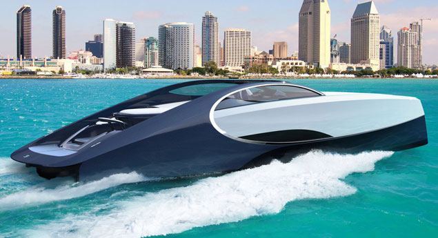 Bugatti Chiron inspira o design de um barco