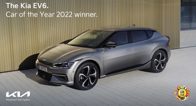 Kia EV6 eleito “Carro do Ano” de 2022