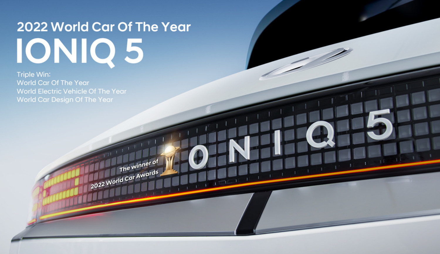 A consagração do Hyundai Ioniq 5 como World Car of the Year 2022