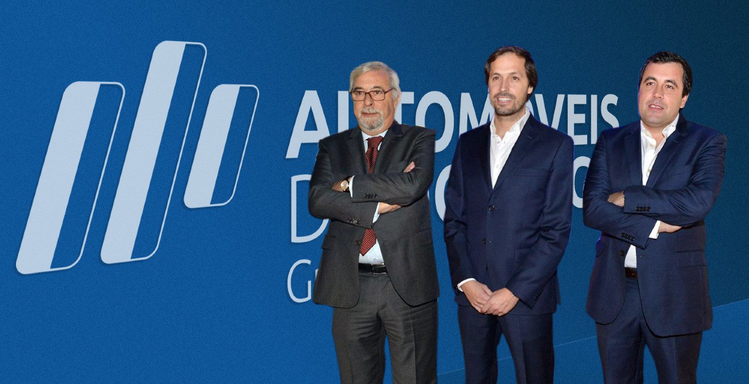 Os membros do Conselho de Administração do Grupo Automóveis Mondego (da esq. para a direita): Jorge Figueiredo, João Figueiredo e André Figueiredo