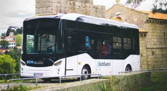 Novo autocarro elétrico Isuzu Novociti Volt testado em Guimarães