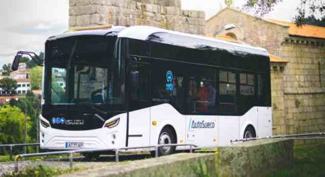 Novo autocarro elétrico Isuzu Novociti Volt testado em Guimarães