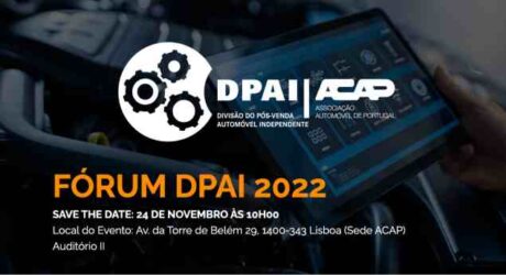 24 de novembro. DPAI/ACAP organiza Fórum Anual do Pós-venda