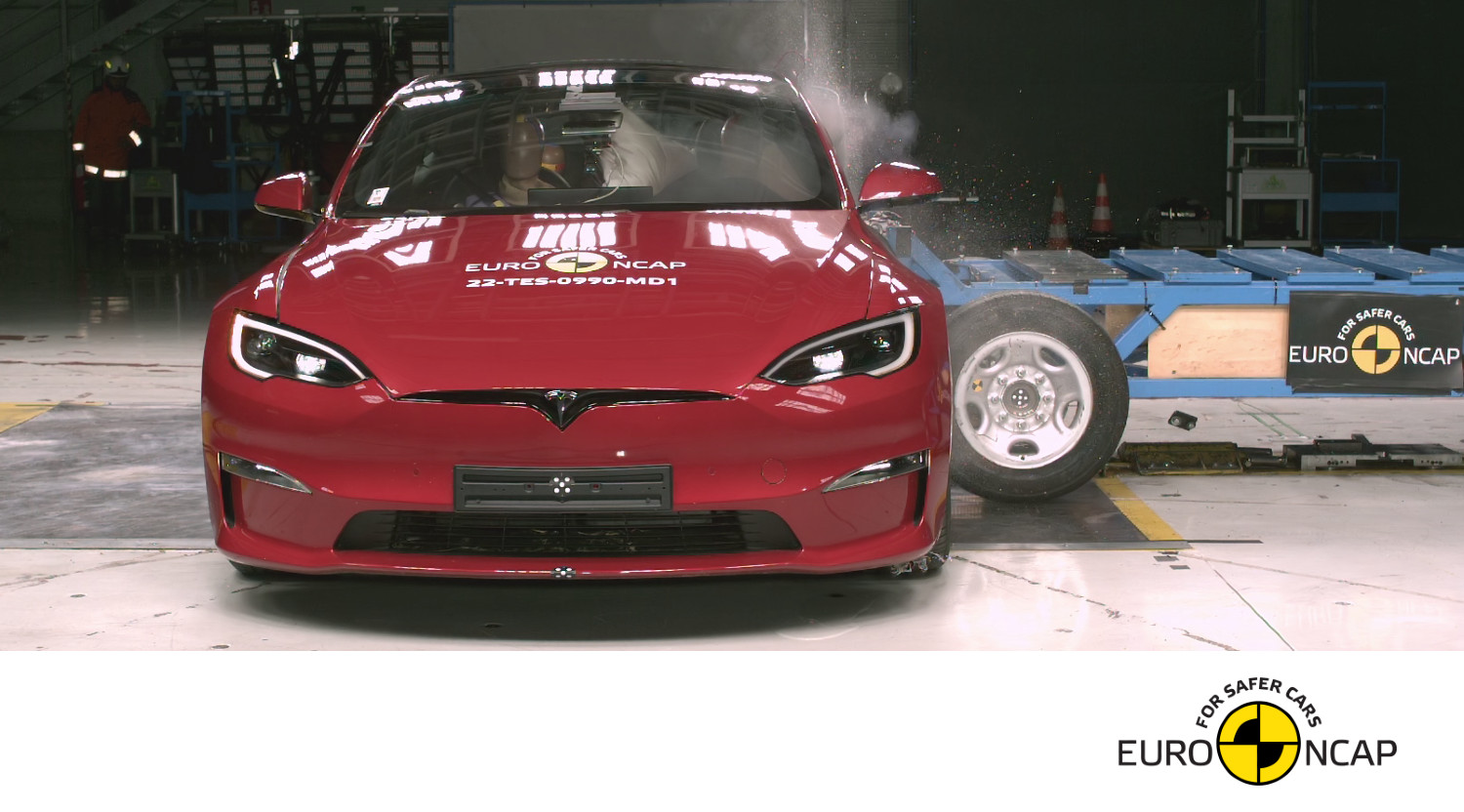 O renovado Tesla Model S também já é cinco estrelas pela Euro NCAP