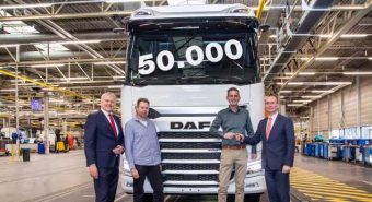 Nova geração de camiões da DAF atinge 50 mil unidades