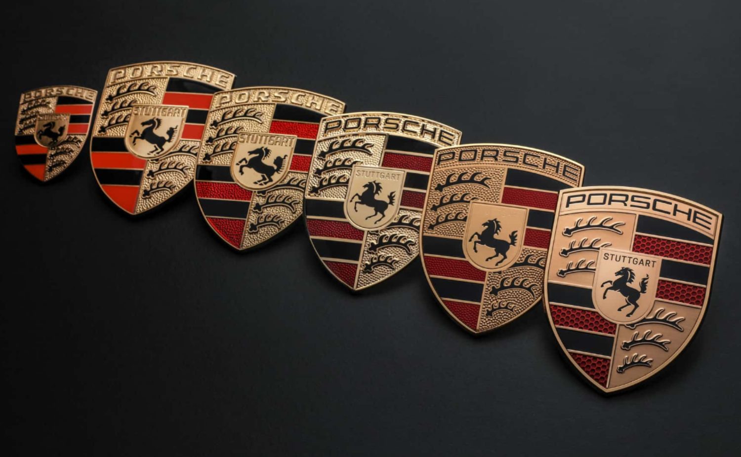 A evolução do logótipo da Porsche